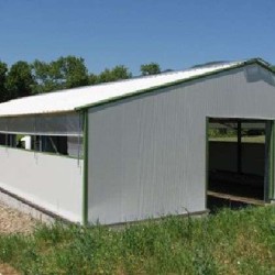 Προβατοστάσιο για 350 πρόβατα, με Χώρο Αποθήκης και Αρμεκτηρίου 12μ Χ 66μ με Απαλλαγή Οικοδομικής Άδειας με Σκελετό IPE (ήτα)