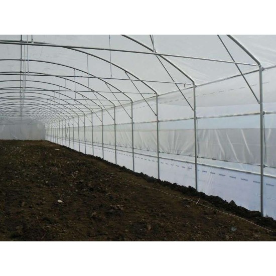 Θερμοκήπιο Τύπου Τούνελ Διάστασης 9Χ100  900 Τ.Μ. με Ηλεκτρικά Πλευρικά Παράθυρα και Αυτοματοποιημένο Έλεγχο Υρασίας και Θερμοκρασίας