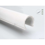 Κλίπ Θερμοκηπίου Σωληνωτό Φ26 (3/4'') Pipe Clip, Ράβδος 3μ