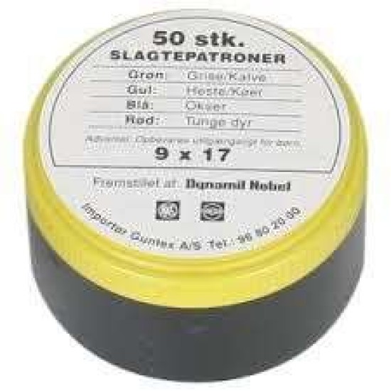 Φυσίγγια, για το πιστόλι σφαγείου  BLITZ  ,  (9 x 17 mm)