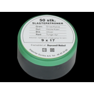 Φυσίγγια, για το πιστόλι σφαγείου 'BLITZ' Πράσινα ,  (9 x 17 mm) για Αιγοπρόβατα, Χοίρους και Μοσχάρια