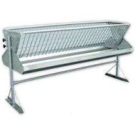 Ταΐστρα αιγοπροβάτων με χορτοδόχο, γαλβανιζέ, ενισχυμένη 