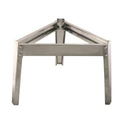 Βάση Δοχείου Κρασιού Λαδιού Ανοξείδωτη Διαμέτρου 370 mm Μέγιστος Όγκος 50 λίτρων