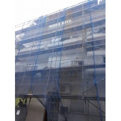 Δίχτυ Προστασίας Σκαλωσιάς Μπλέ 75 γραμ Πετονιάς monofilament σε 3,2Χ100