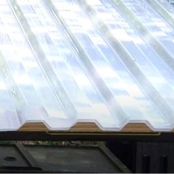 Πολυκαρβονικό Συμπαγές Αυλακωτό Τραπεζοειδές Φύλλο 1,265μ Χ12μ 10 Χρόνια χαλάζι 5 χρόνια Αποστολή από την Αποθήκη Θεσσαλονίκης