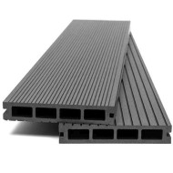 DECK-WPC Δαπέδου Dark GREY 50 Πάχος 2,50cm x Πλάτος 14,50cm x Μήκος 3,60m Τιμή ανά Τεμάχιο