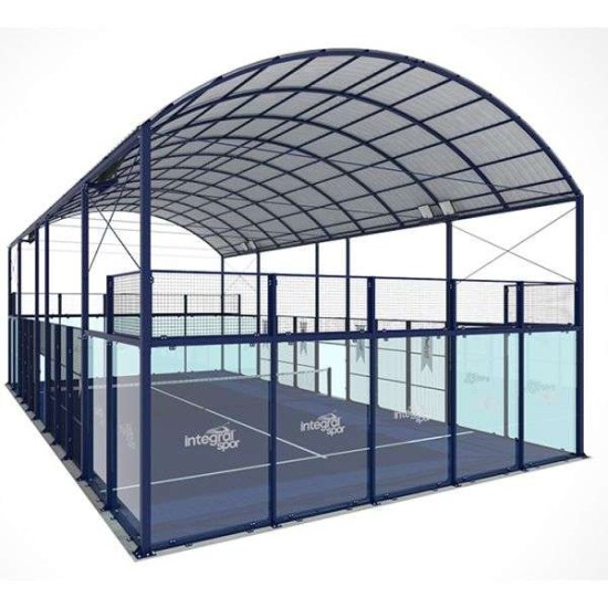 Γήπεδο Padel Tennis με Στέγη Διαστάσεων 10μΧ20μ Γήπεδο Padel Tennis με Στέγη Διαστάσεων 10μΧ20μ