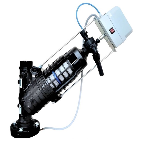 Πλαστικό Φίλτρo Υδροκυκλωνικό 3″ Σίτας Super 60 Mesh με Βούρτσα με ΣΥΣΤΗΜΑ ΑΥΤΟΜΑΤΙΣΜΟΥ (25-70 m3/h)