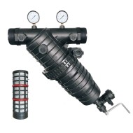 Πλαστικό Φίλτρo Υδροκυκλωνικό 3″ Σίτας Super 120 Mesh (για ποτισμα με σταλάκτες) με Βούρτσα (40-70 m3/h)