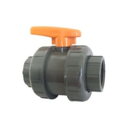 ΒΑΝΑ ΣΦΑΙΡΙΚΗ ΒΙΔΩΤΗ u-PVC 1 1/4" x 1 1/4" 16atm