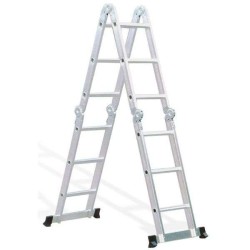 Σκάλα Αλουμινίου Πολλαπλών Χρήσεων Multiladder 4 Χ 3 Σκαλιά Υψος 3,70 μέτρα, Με Πλατφόρμα Σκάλα Αλουμινίου Πολλαπλών Χρήσεων Multiladder 4 Χ 3 Σκαλιά Υψος 3,70 μέτρα, Με Πλατφόρμα