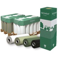 Ναιλον Φιλμ Ενσιρωσης Strech Film TrioWrap λευκο 25mic, 75cm x 1500m