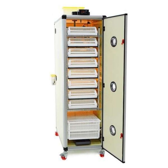 Εκκολαπτική Επωαστική μηχανή Επαγγελματική HB700C για 700 αυγά κότας (560 set + 140 hatc) με υδρονέφωση