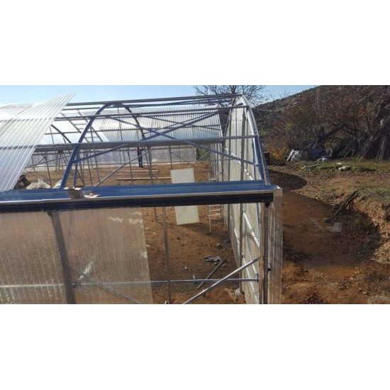 Θερμοκηπιο τοξοτο 3 κολπων 21 πλάτος X 22,5 μήκος 470 τ.μ. Πολυεστερικη επικαλυψη Θερμοκηπιο τοξοτο 3 κολπων 470 τ.μ. Πολυεστερικη επικαλυψη