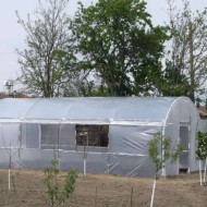 Θερμοκήπιο Τοξωτό 4,5mΧ6m με Παράθυρα Roll Up Χειροκίνητα με Πόρτα 1μΧ2μ