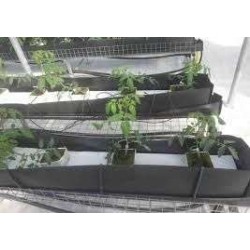 Κανάλι Υδροπονίας Μαύρο σε ρολό Μήκος 120μ 23 πάτος 6cm πλαϊνά Πάχος 7 χιλιοστά