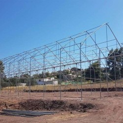 Προβατοστάσιο Αμφικλινές Θερμοκηπιακού Τύπου 10μ Χ 20μ με ύψος 4,5μ με Απαλλαγή Οικοδομικής Άδειας, Σκελετό 2" και Πάνελ 4mm Προβατοστάσιο Αμφικλινές Θερμοκηπιακού Τύπου 10μ Χ 20μ με ύψος 4,5μ με Απαλλαγή Οικοδομικής Άδειας, Σκελετό 2" και Πάνελ 4mm