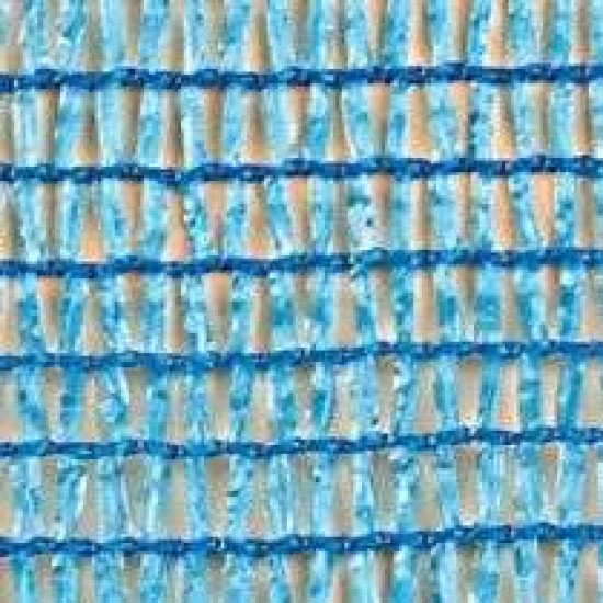Δίχτυ Προστασίας Σκαλωσιάς Μπλέ Ε60 60% Σκίαση 3,20μ Χ 100μ 