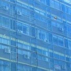 Δίχτυ Προστασίας Σκαλωσιάς Μπλέ Ε60 60% Σκίαση 3,20μ Χ 100μ 