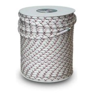 Σχοινιά  Πλεκτά Πολυεστερικά Σε λευκό Χρώμα με Κουκκίδες Βυθιζόμενο Θαλάσσης Νο 10 Τιμή ανά κιλο