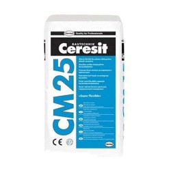 Κόλλα Πλακιδίων Γερμανική Ceresit CM 25 25Kg Κατηγορία C2TES1 Κόλλα Πλακιδίων Γερμανική Ceresit CM 25 25Kg Κατηγορία C2TES1