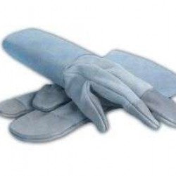 Γάντια δερμάτινα για συγκράτηση γάτας
