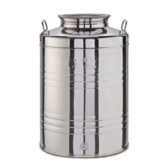 Βαρέλι SANSONE Βιδωτό Ανοξείδωτο 20lt Με Καπάκι