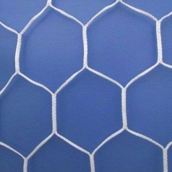 Δίχτυ οροφής γηπέδου 9X9 Φ2 χιλ, μάτι 9Χ9εκατ, λευκό, Διάσταση 60X40