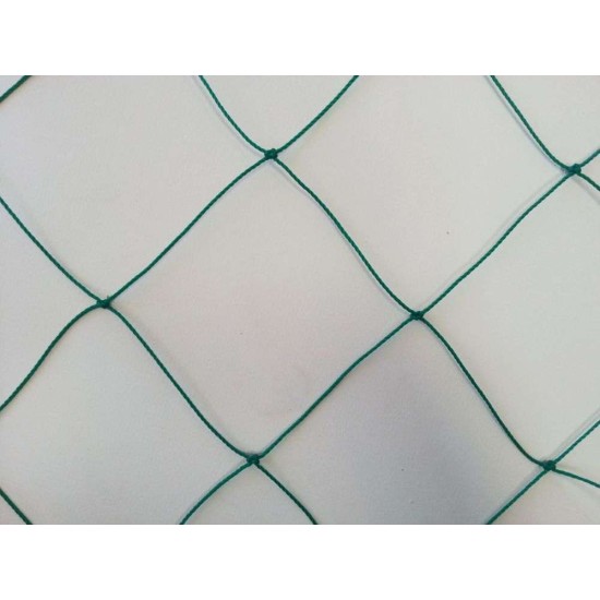Δίχτυ περίφραξης γηπέδου Φ2 χιλ, μάτι 11Χ11 εκατ, Ρόμβος πράσινο, Διάσταση 2Χ16