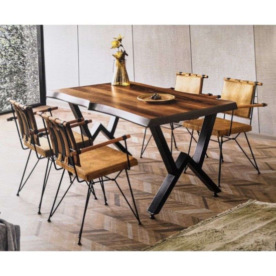 Ξύλινο Τραπέζι 140x80x78 Timber Εσωτερικού Και Εξωτερικού Χώρου Ξύλινο Τραπέζι 140x80x78 Timber Εσωτερικού Και Εξωτερικού Χώρου
