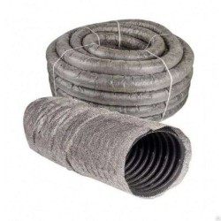 Σωλήνας Φ200 (OD 200, ID 170) 25m Αποστράγγισης SN4 με Γεωύφασμα 